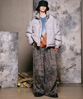 4 색 샹 브레이 세탁 가능한 양모 피크 라펠 더블 가슴 재킷