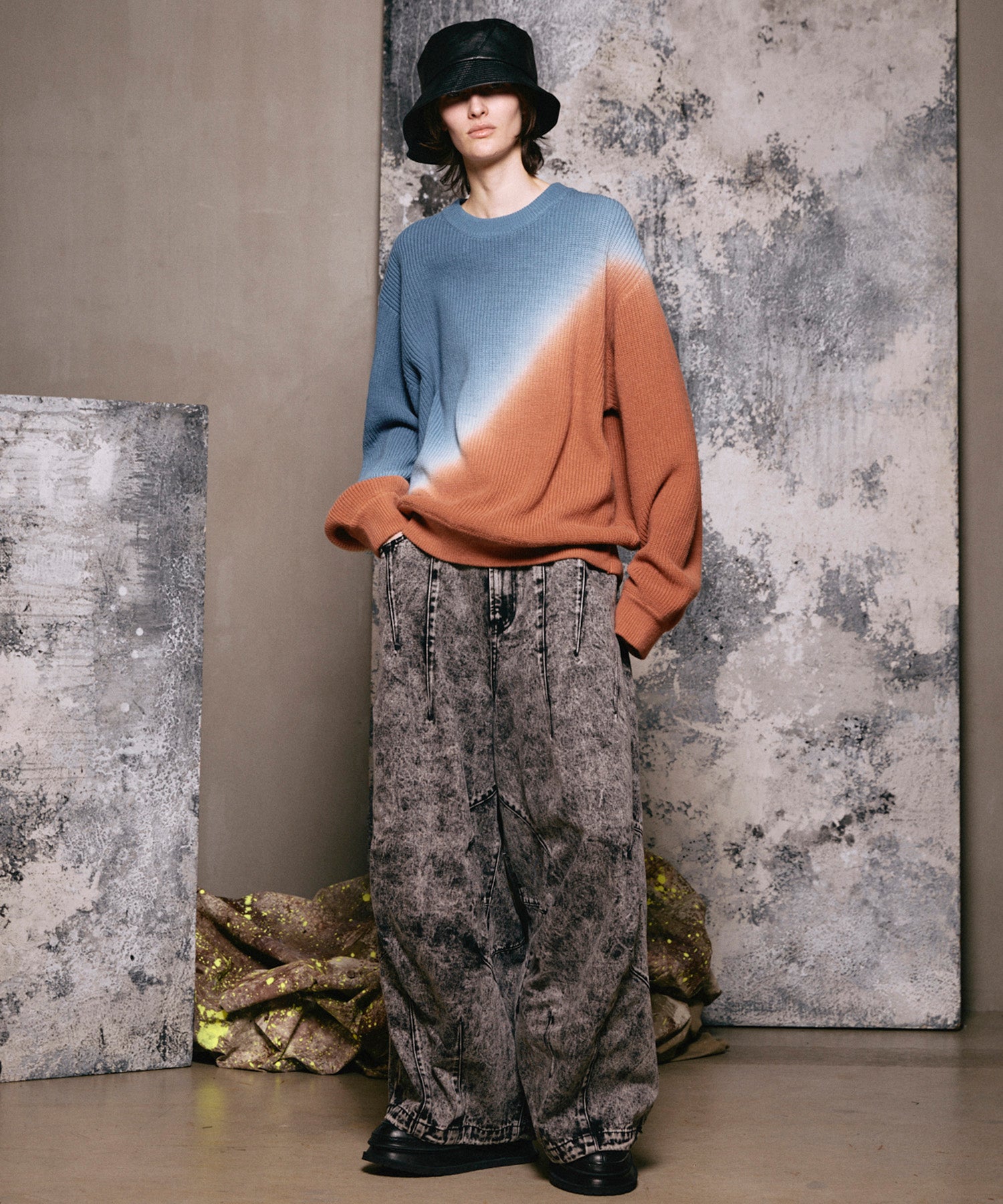 Prime-Wide Denim Balloon Pants