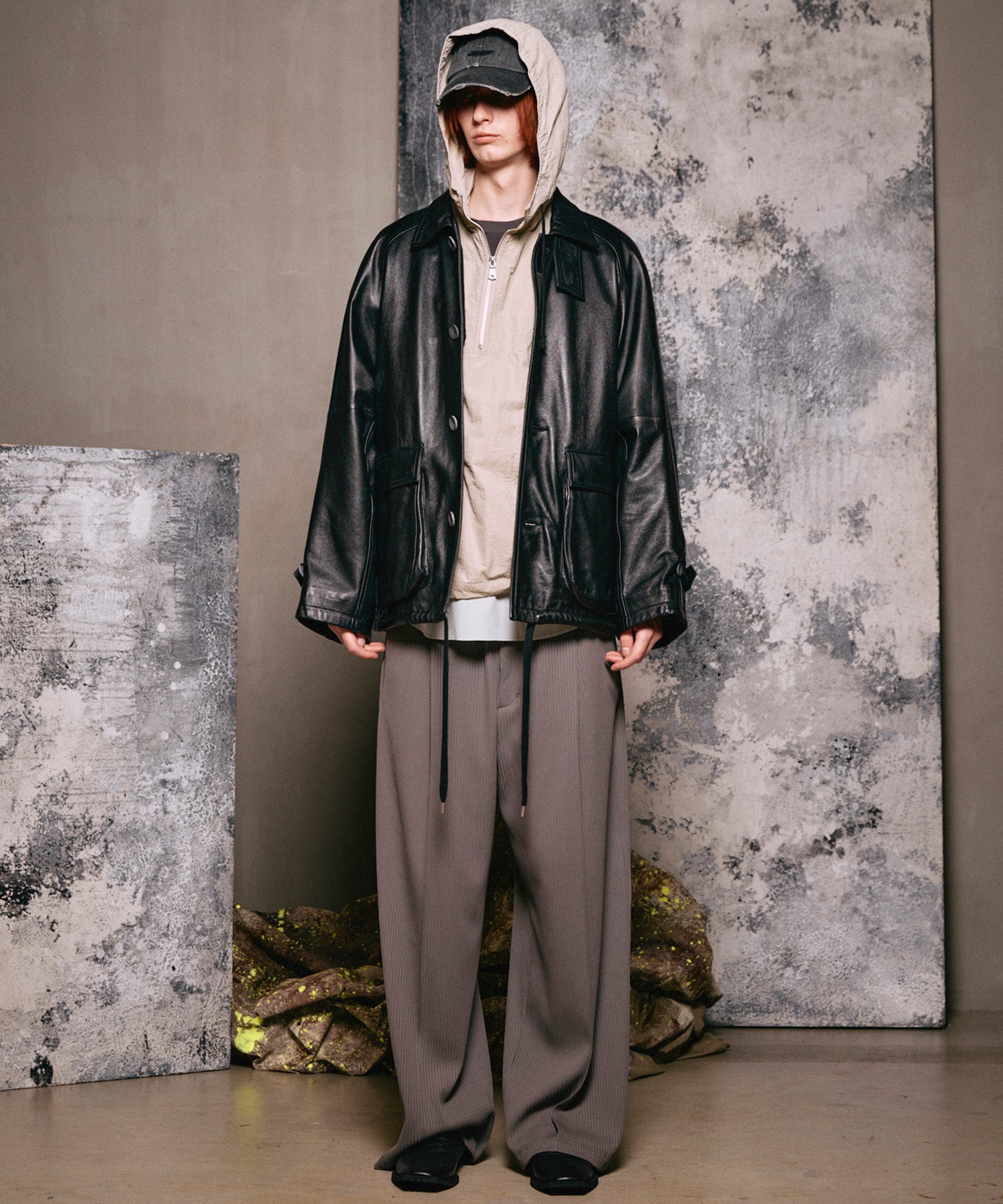 Prime-Over Half Zip Anorak Blouson