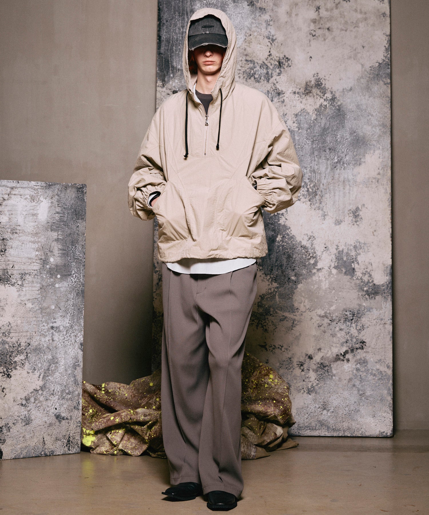 4 색 샹 브레이 세탁 가능한 양모 피크 라펠 더블 가슴 재킷