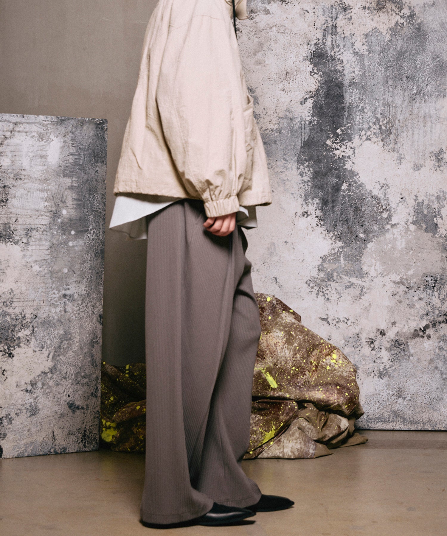 4 색 샹 브레이 세탁 가능한 양모 피크 라펠 더블 가슴 재킷