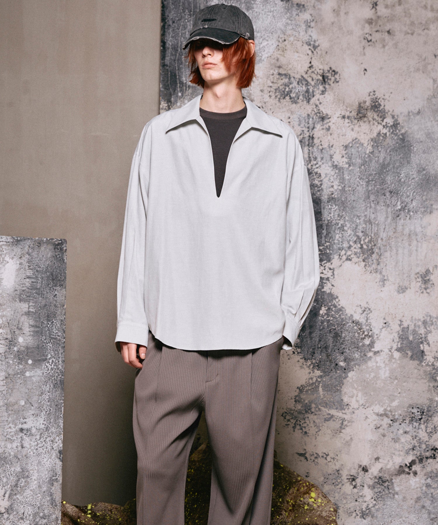 4 색 샹 브레이 세탁 가능한 양모 피크 라펠 더블 가슴 재킷