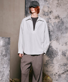 4 색 샹 브레이 세탁 가능한 양모 피크 라펠 더블 가슴 재킷