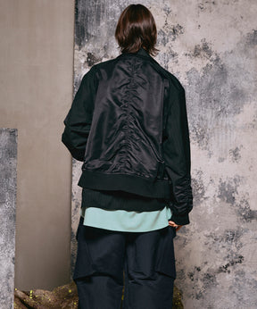 4 Colors Chambray Washable Wool Peaked Lapel Double Breasted Jacket