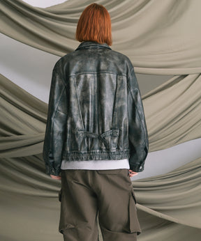 [25AW 사전 주문] 양 가죽 트럭 운전사 재킷