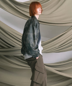 [25AW 사전 주문] 양 가죽 트럭 운전사 재킷