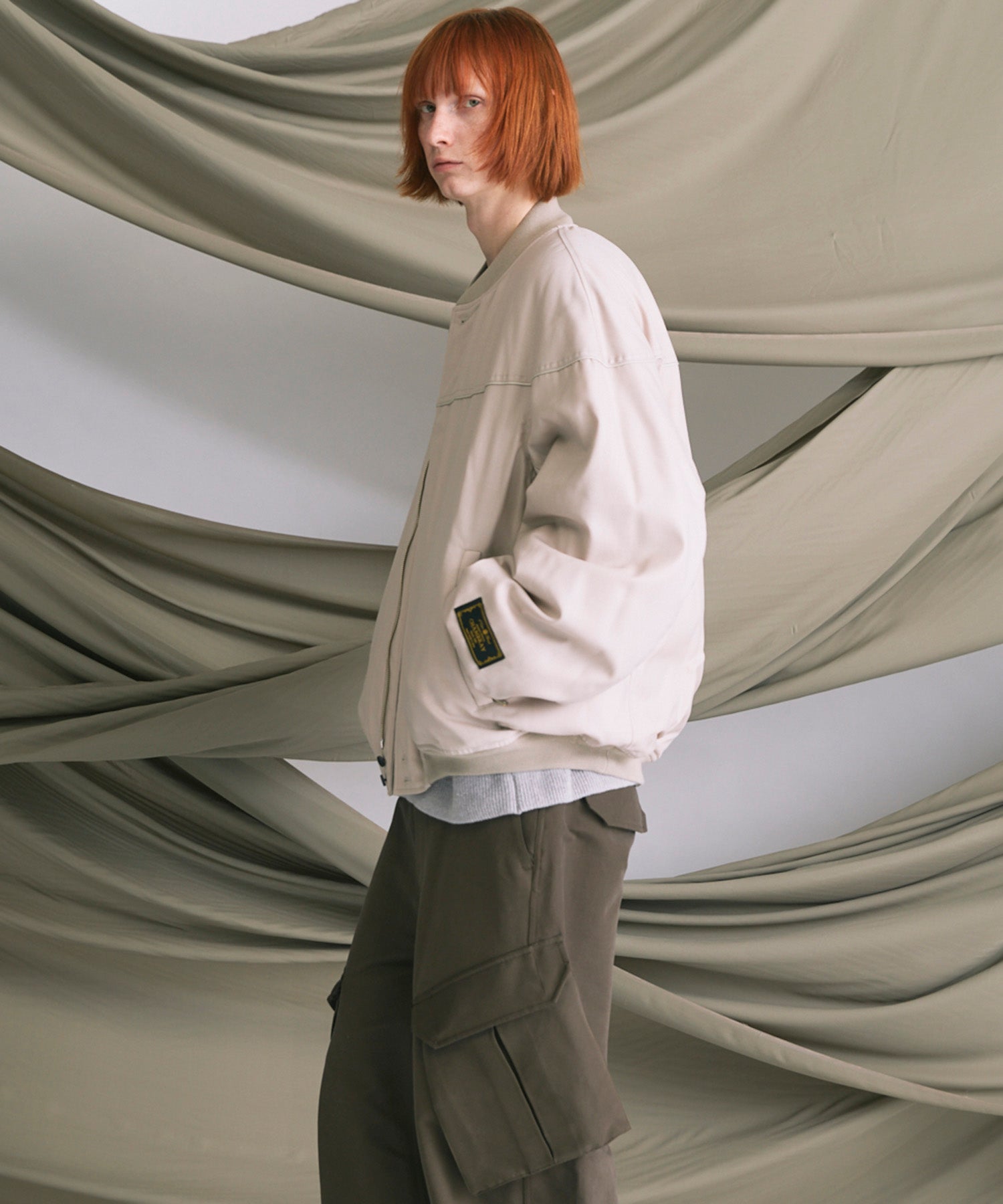 4 Colors Chambray Washable Wool Prime-Over Derby Jacket