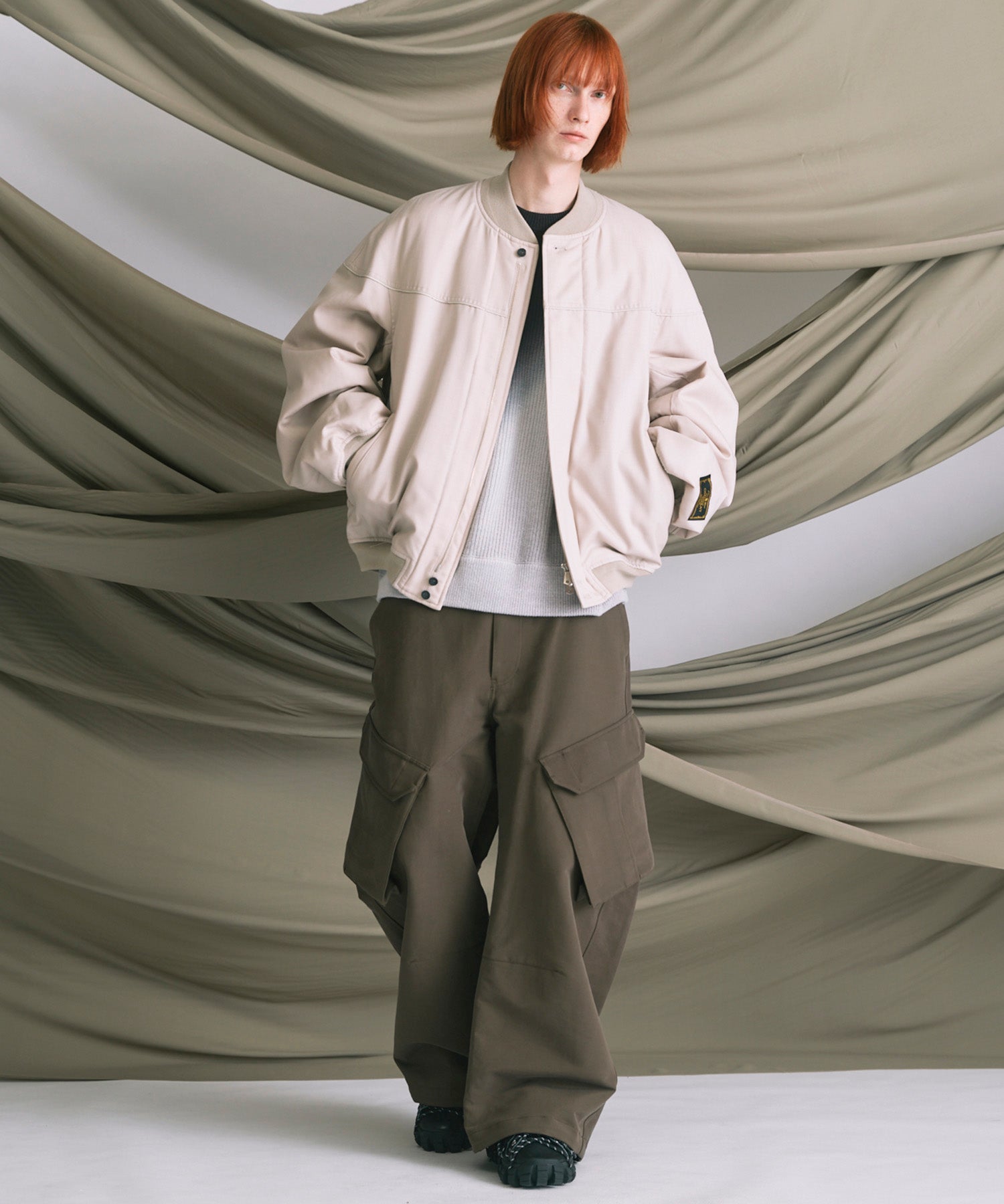 4 색 샹 브레이 세탁 가능한 양모 피크 라펠 더블 가슴 재킷