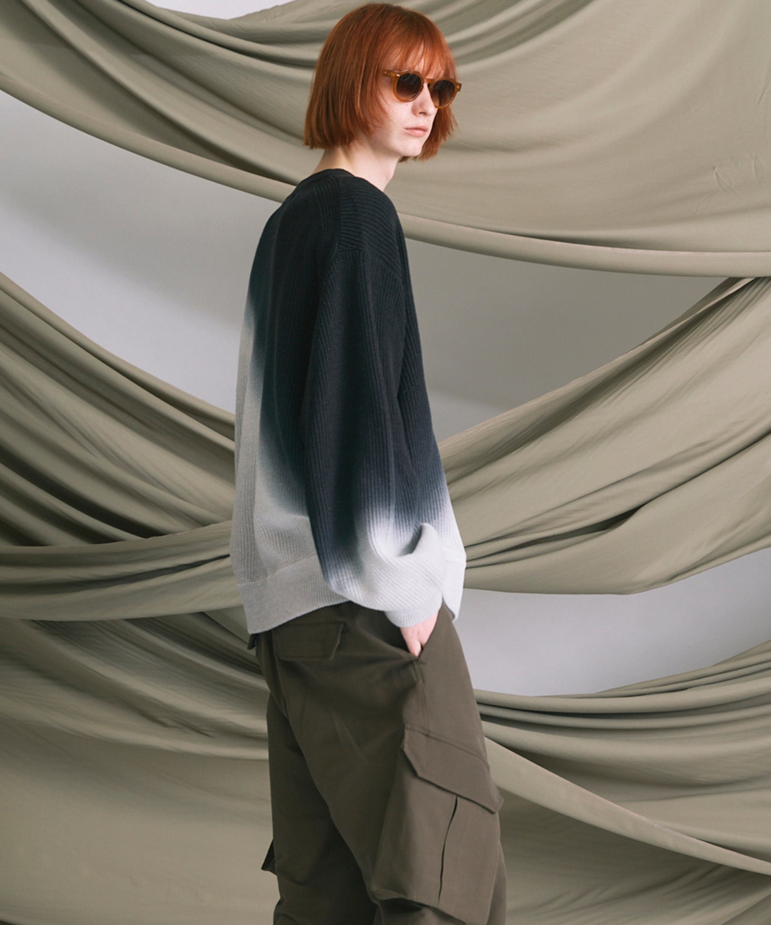 4 색 샹 브레이 세탁 가능한 양모 피크 라펠 더블 가슴 재킷