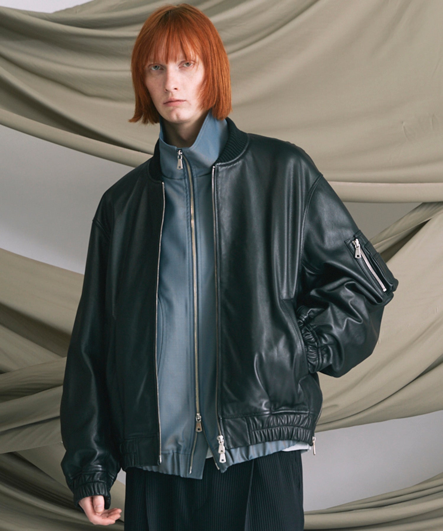 【25AW PRE-ORDER】Sheep Leather MA-1