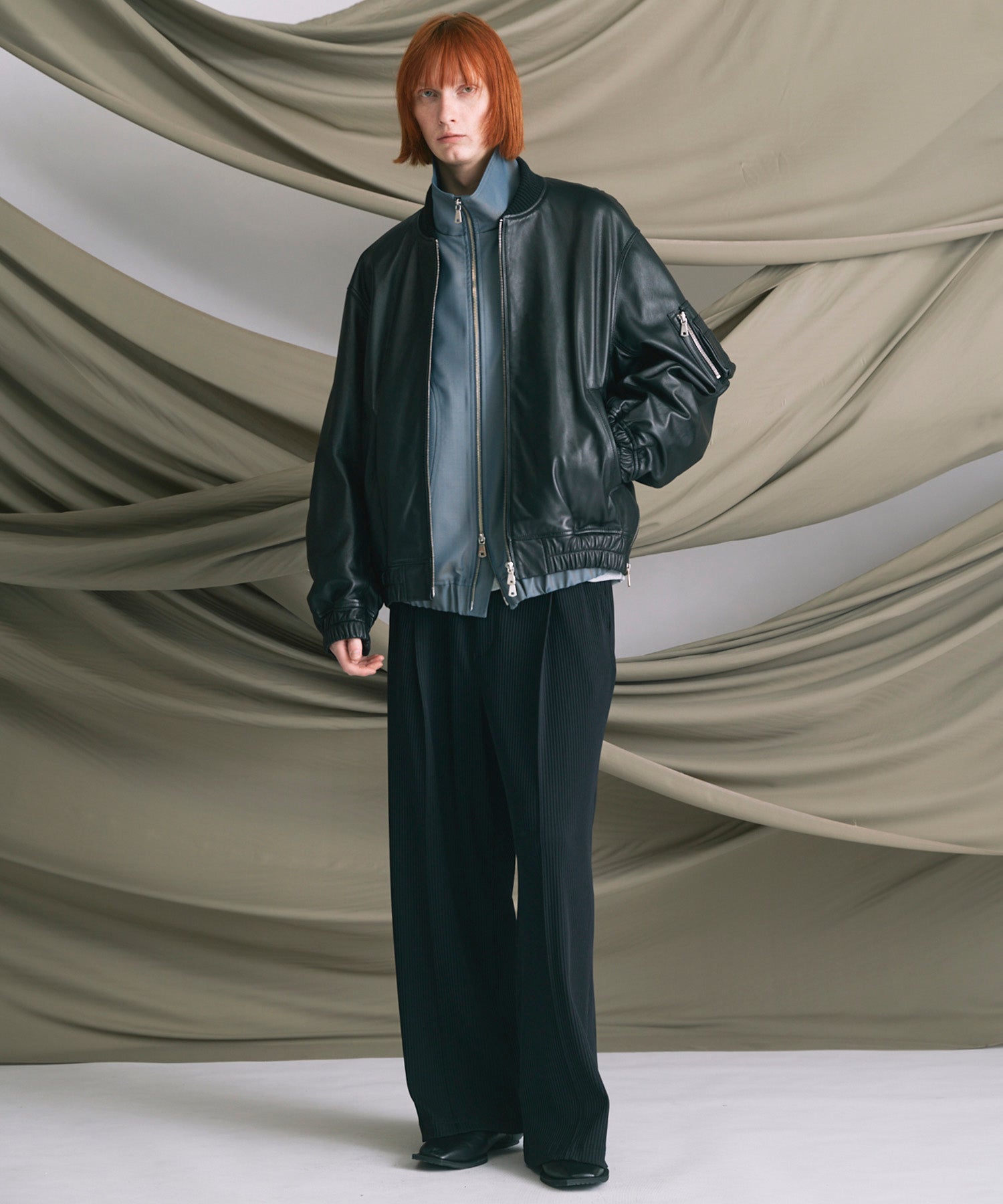 4 색 샹 브레이 세탁 가능한 양모 피크 라펠 더블 가슴 재킷