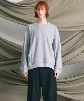 Prime-Over Crew Neck Pullover Sweatshirt