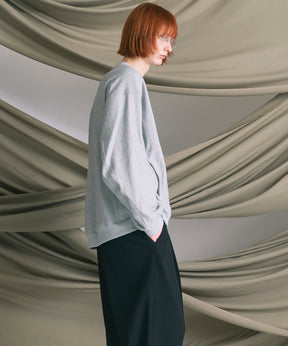 Prime-Over Crew Neck Pullover Sweatshirt