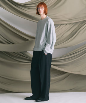 Prime-Over Crew Neck Pullover Sweatshirt