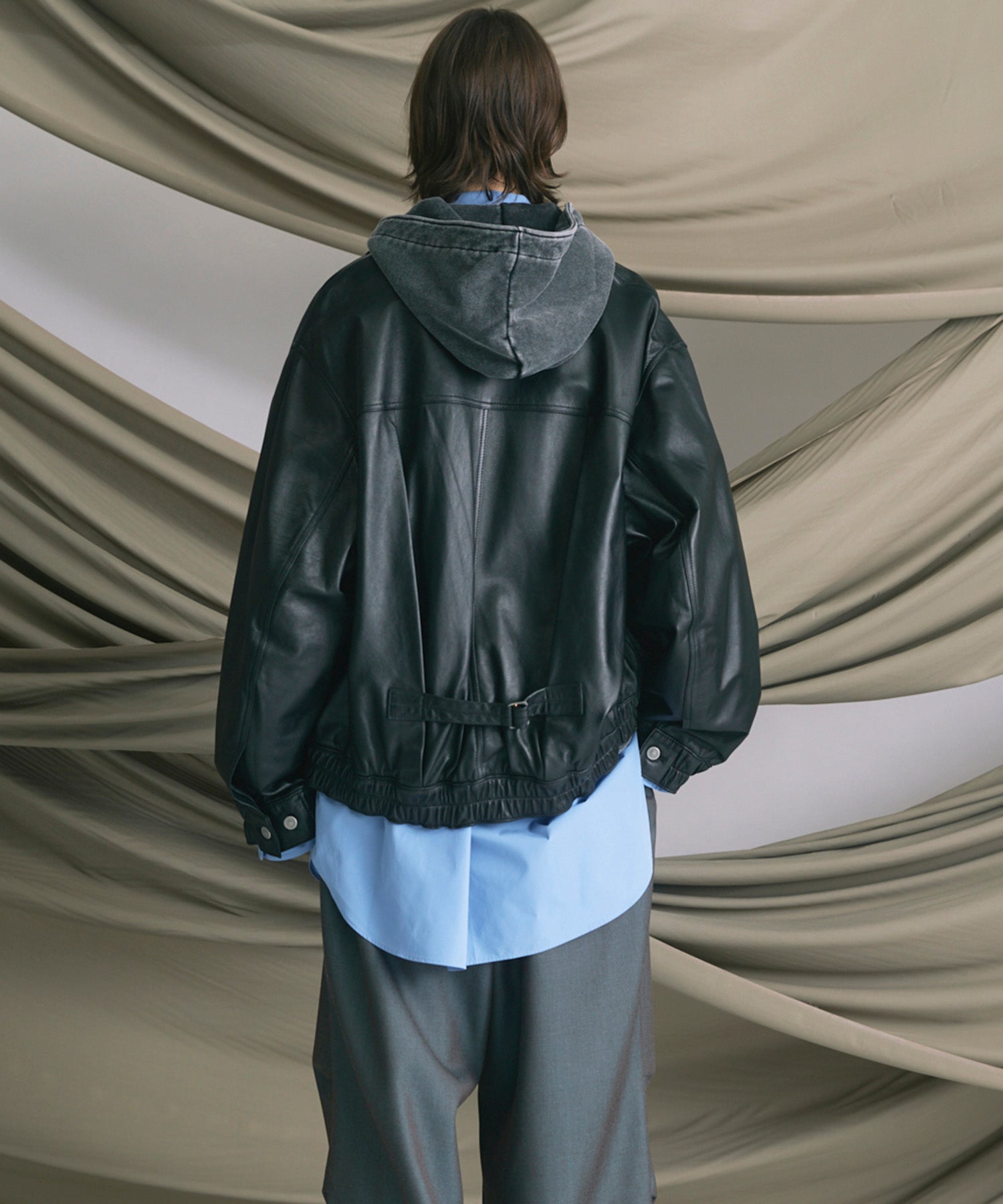 [25AW 사전 주문] 양 가죽 트럭 운전사 재킷