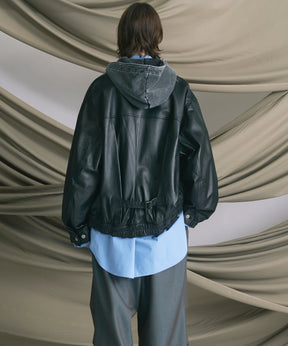 [25AW 사전 주문] 양 가죽 트럭 운전사 재킷