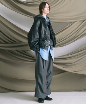 [25AW 사전 주문] 양 가죽 트럭 운전사 재킷