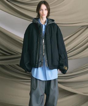 4 Colors Chambray Washable Wool Prime-Over Derby Jacket