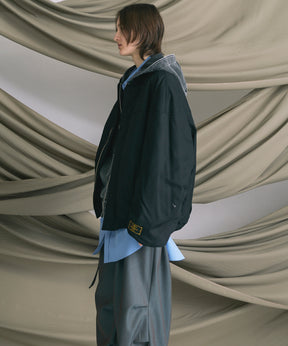 4 Colors Chambray Washable Wool Prime-Over Derby Jacket