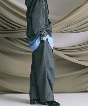 4 Colors Chambray Washable Wool Prime-Wide Snow Pants