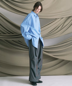 4 색 샹 브레이 세탁 가능한 양모 피크 라펠 더블 가슴 재킷