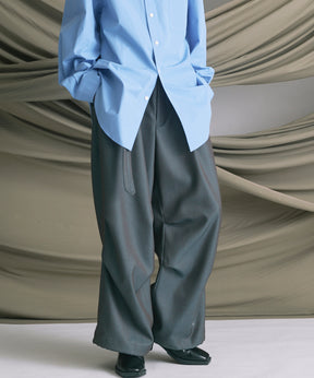 4 Colors Chambray Washable Wool Prime-Wide Snow Pants
