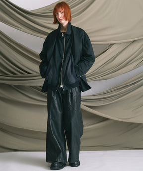 Wool Mix Smooth Prime-Over Peaked Lapel Double Tailored Jacket