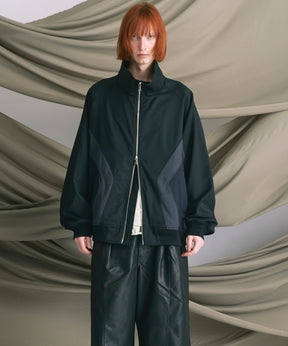 4 Colors Chambray Washable Wool Peaked Lapel Double Breasted Jacket