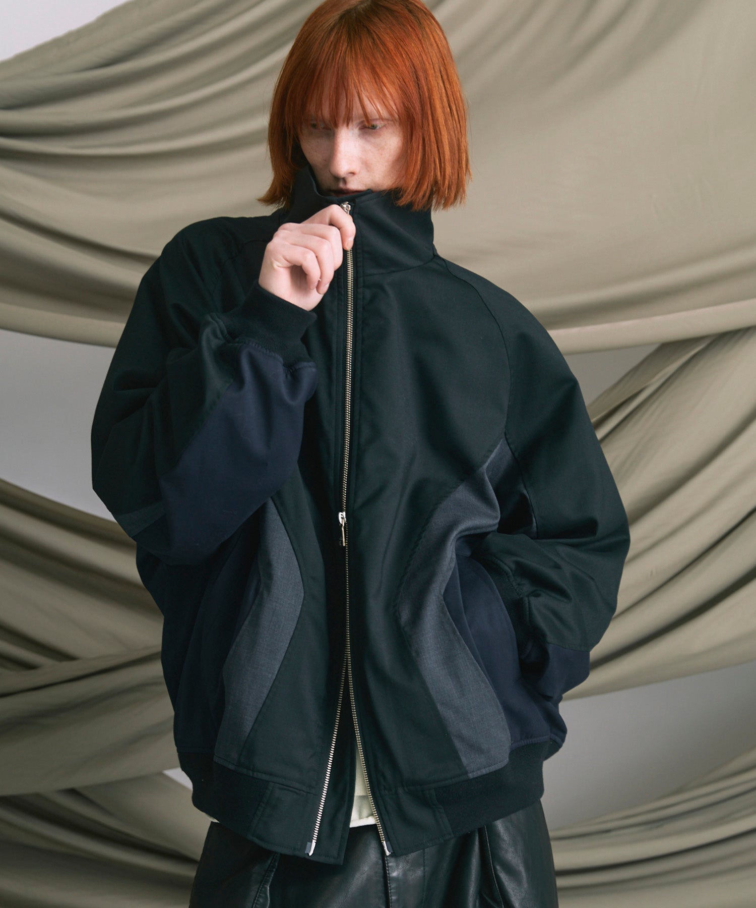 26SS PRE-ORDER】Wool Mixed Prime-Over Track Jacket