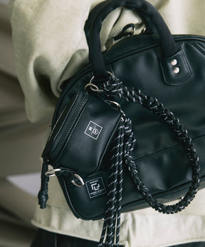 Aluminum Bonded Leather Shoulder Bag