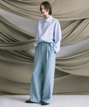 4 색 샹 브레이 세탁 가능한 양모 피크 라펠 더블 가슴 재킷