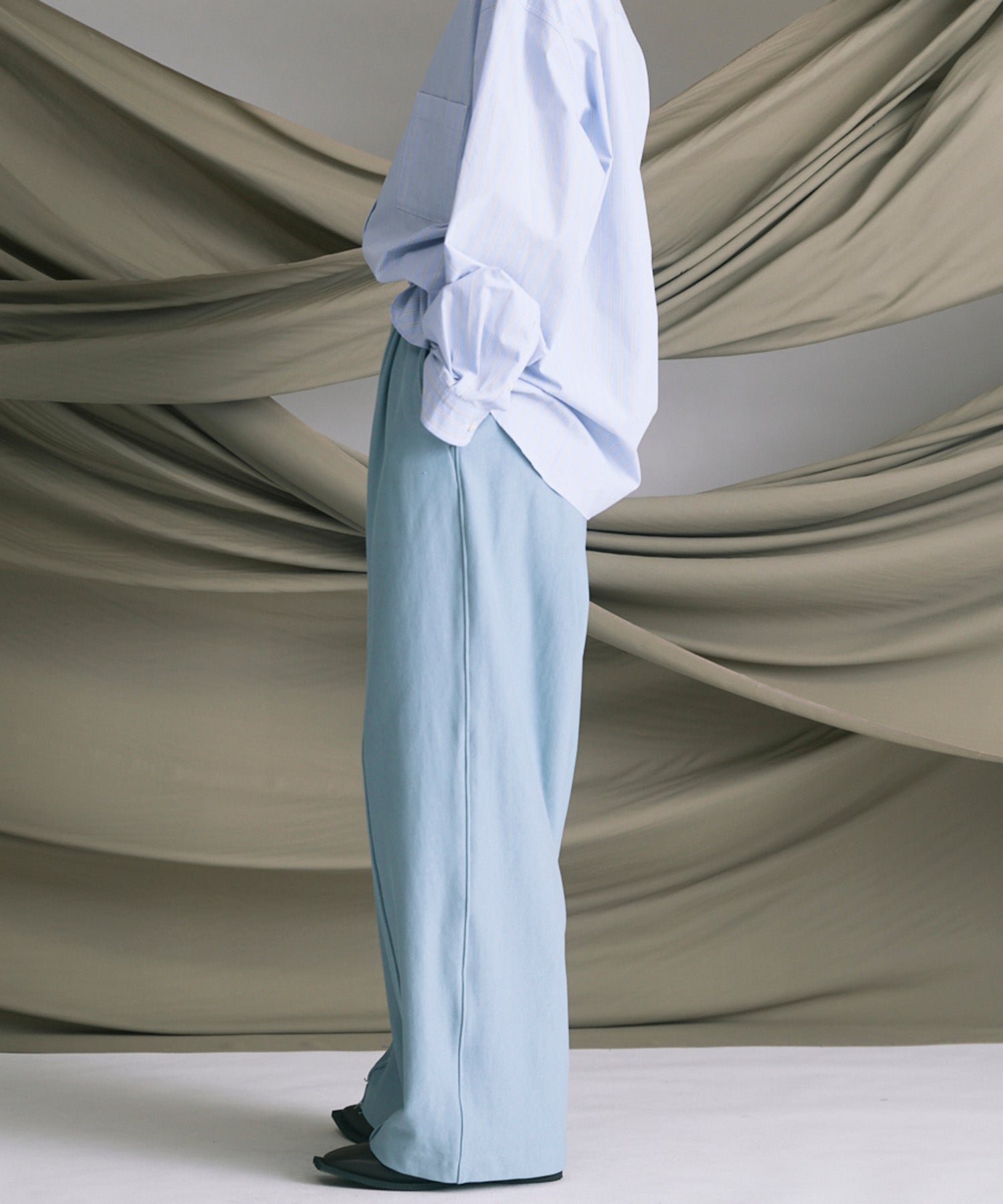 4 색 샹 브레이 세탁 가능한 양모 피크 라펠 더블 가슴 재킷