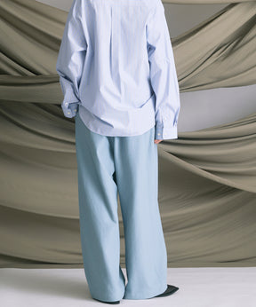 4 색 샹 브레이 세탁 가능한 양모 피크 라펠 더블 가슴 재킷