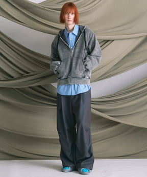 4 Colors Chambray Washable Wool Prime-Wide Snow Pants