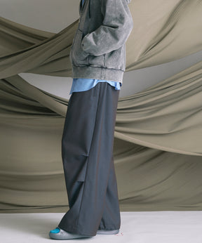 4 Colors Chambray Washable Wool Prime-Wide Snow Pants