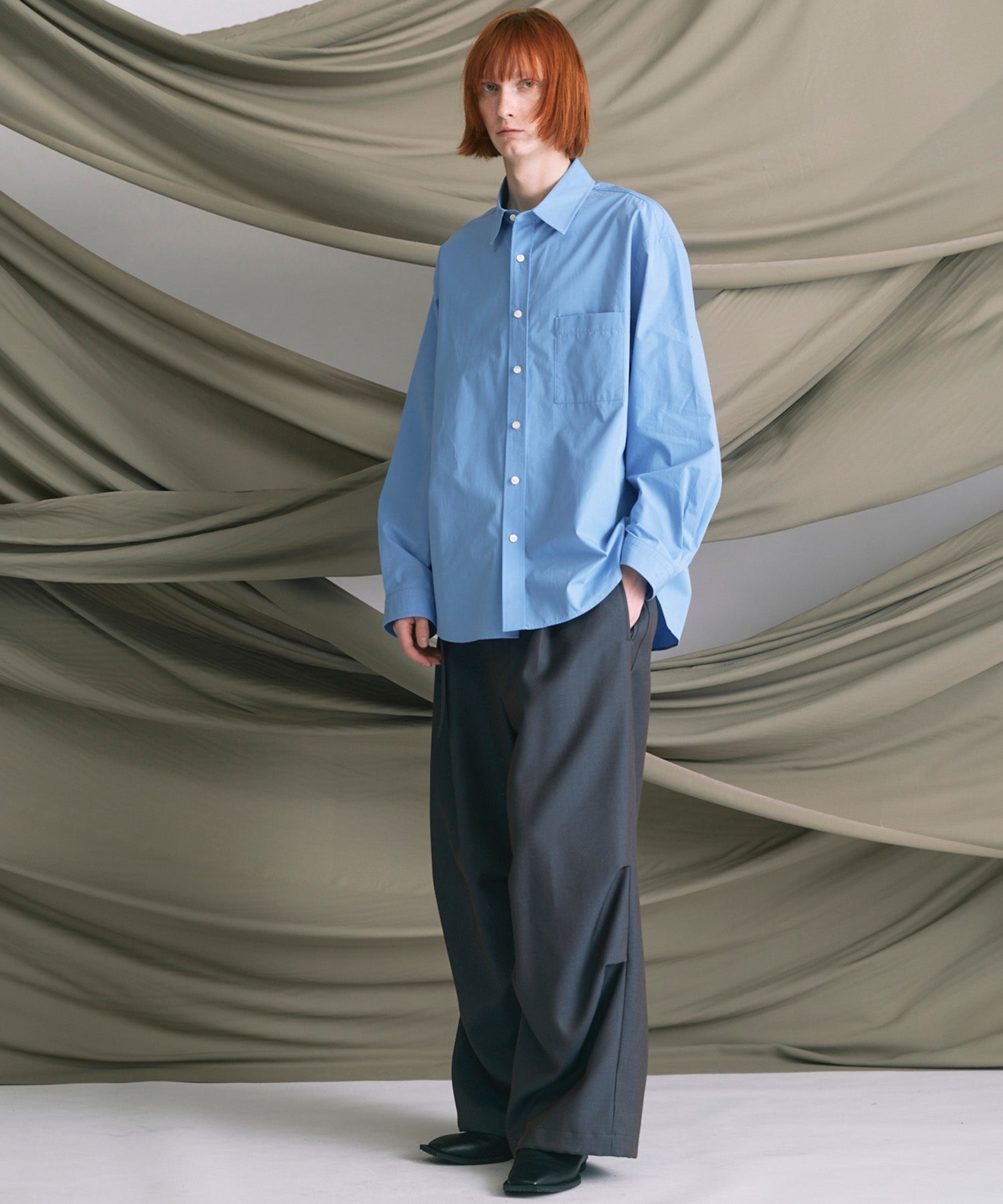 4 Colors Chambray Washable Wool Prime-Wide Snow Pants