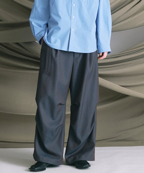 4 Colors Chambray Washable Wool Prime-Wide Snow Pants