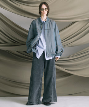 4 색 샹 브레이 세탁 가능한 양모 피크 라펠 더블 가슴 재킷