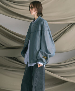 4 Colors Chambray Washable Wool Prime-Over Derby Jacket