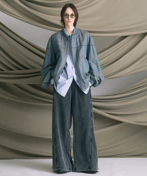 4 Colors Chambray Washable Wool Prime-Over Derby Jacket