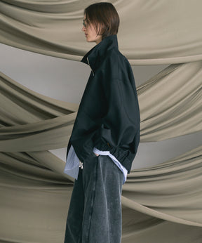 4 Colors Chambray Washable Wool Peaked Lapel Double Breasted Jacket