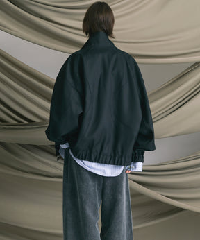 4 Colors Chambray Washable Wool Peaked Lapel Double Breasted Jacket