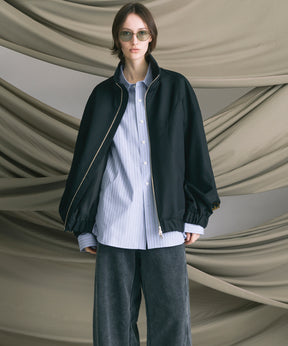 4 Colors Chambray Washable Wool Peaked Lapel Double Breasted Jacket