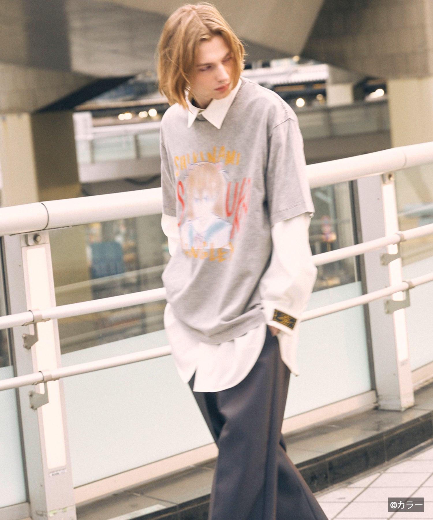 【26SS PRE-ORDER】【EVANGELION for MAISON SPECIAL】Prime-Over Crew Neck Graphic T-Shirt