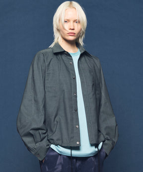 【26SS PRE-ORDER】NISHIKAWA KEORI Prime-Over Wool Curve Shirt