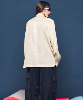 Inside-out Prime-Over Open Collar Shirt