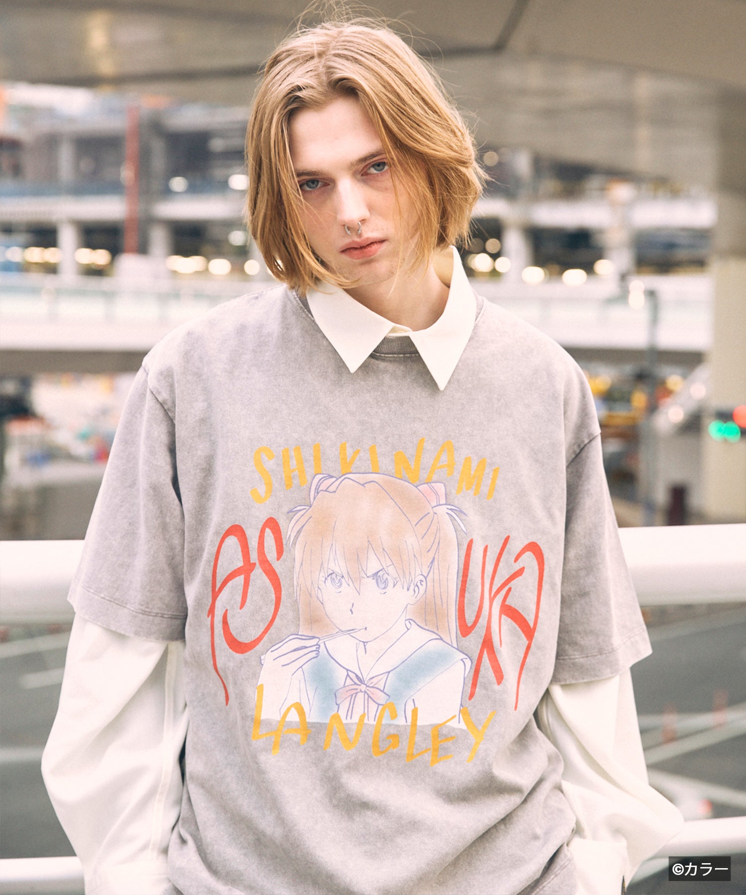 【26SS PRE-ORDER】【EVANGELION for MAISON SPECIAL】Prime-Over Crew Neck Graphic T-Shirt