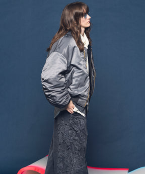 Prime-Over Nylon MA-1 Bomber Jacket