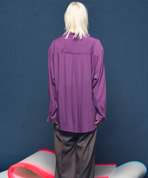 4 Colors Chambray Washable Wool Peaked Lapel Double Breasted Jacket