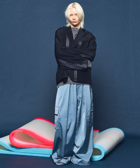 4种颜色Chambray可洗羊毛峰峰双胸夹克